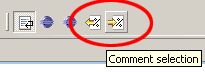 Comment selection